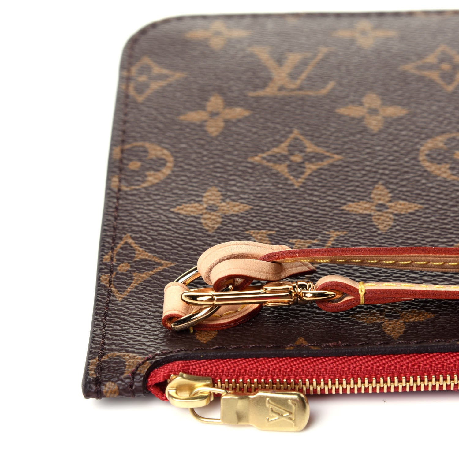 Louis Vuitton Monogram Neverfull MM GM Pochette Cherry 11 of 11