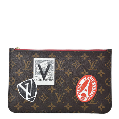 Louis Vuitton Monogram World Tour Neverfull MM GM Pochette 1 of 7