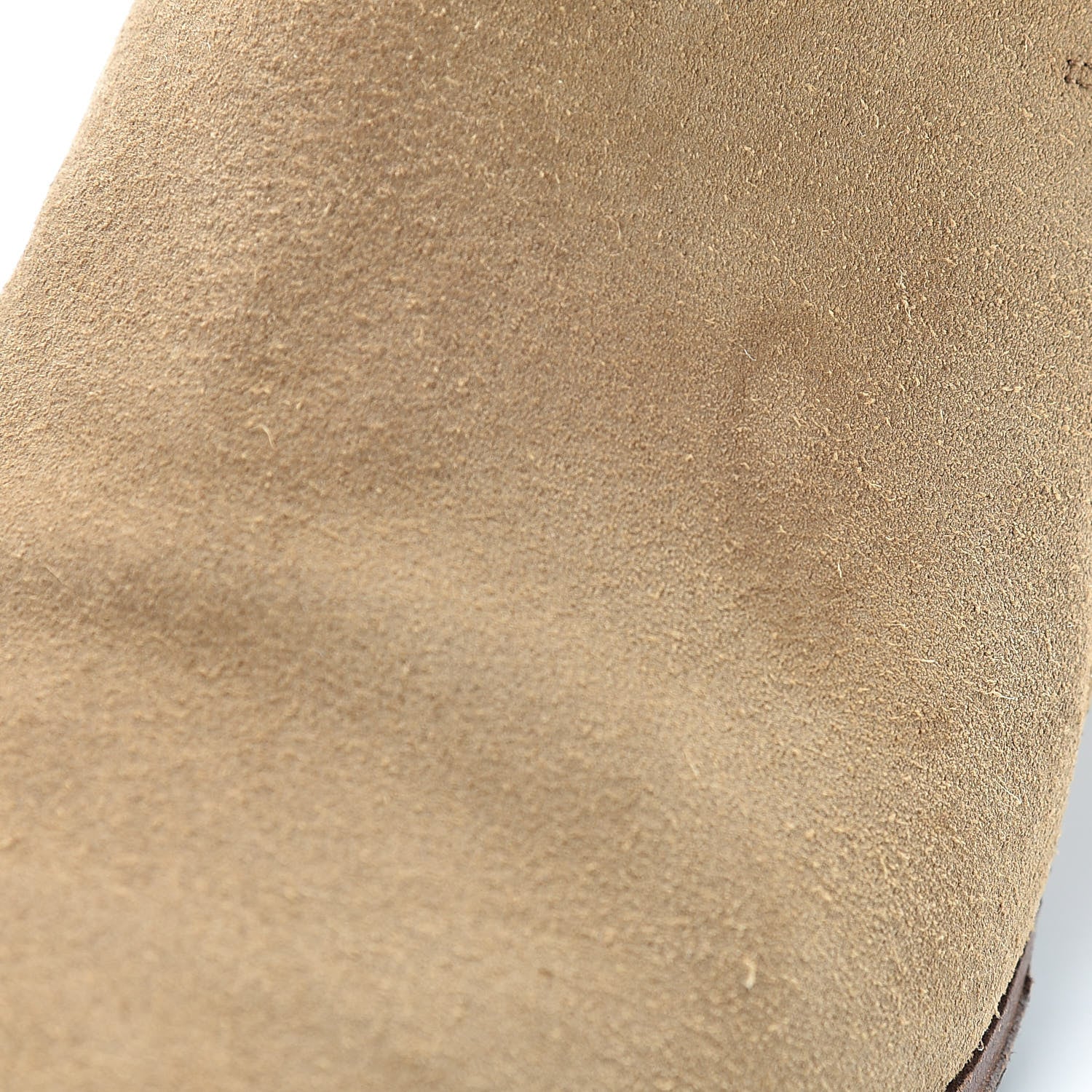 Saint Laurent Suede Womens Blake Ankle Boots 35 New Sigaro 16 of 17