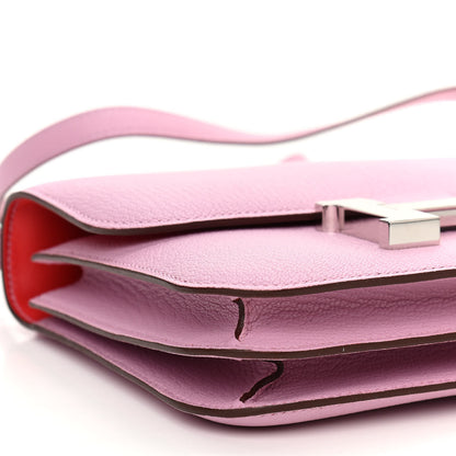 Hermes Chevre Mysore Verso Constance 18 Mauve Sylvestre Rouge Exotique 9 of 11