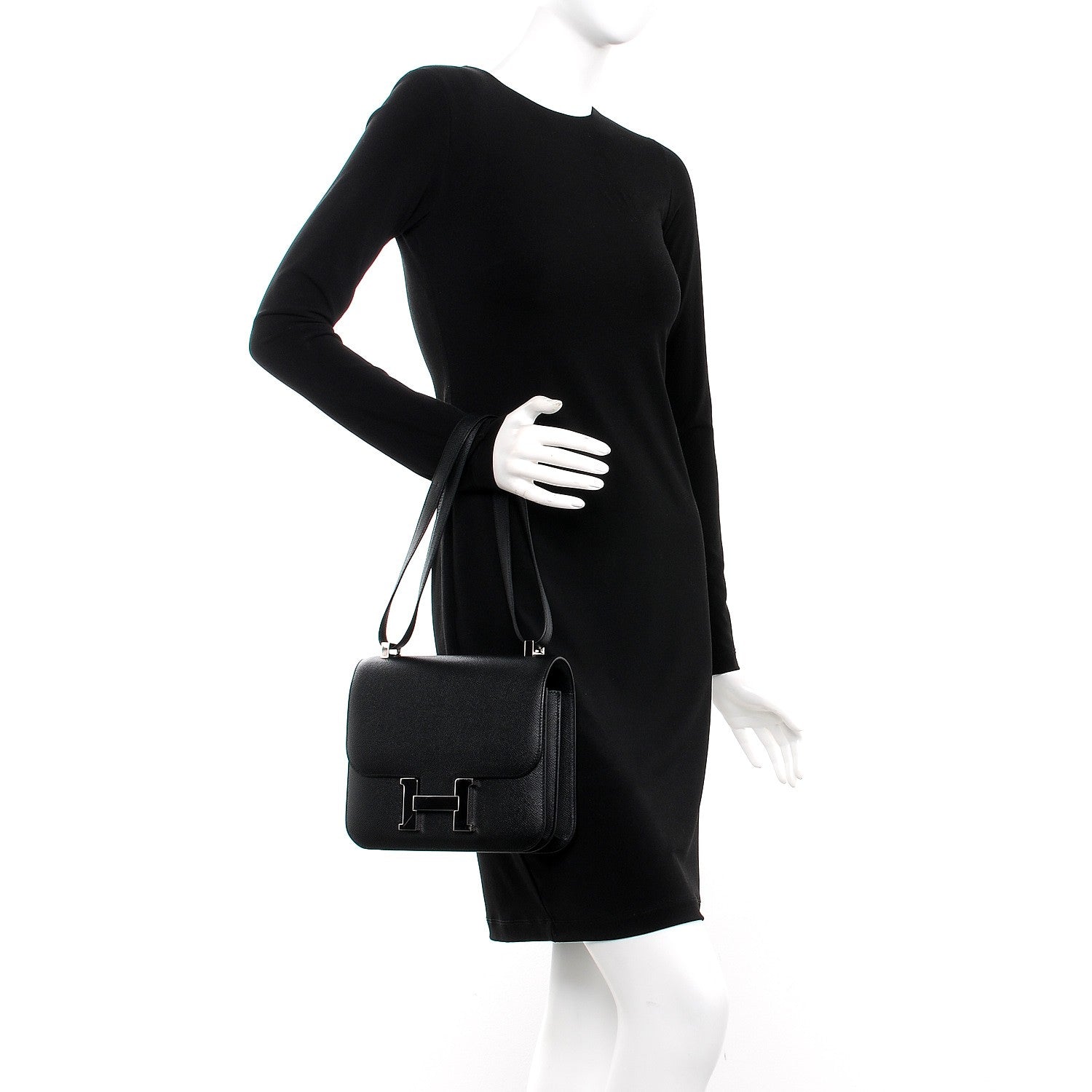 Hermes Epsom Constance 24 Black 3 of 25