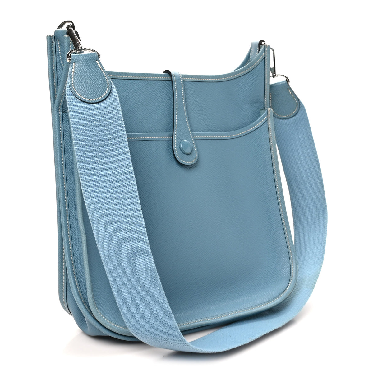 Hermes Epsom Evelyne PM Blue Jean 3 of 11
