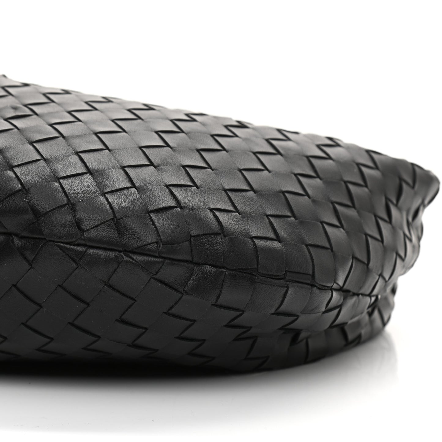 Nappa Intrecciato Teen Jodie Hobo Black