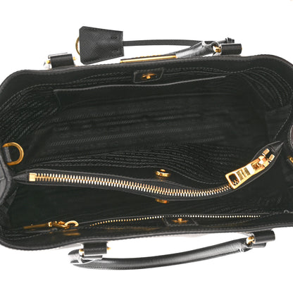 Prada Saffiano Lux Medium Tote Black 5 of 9