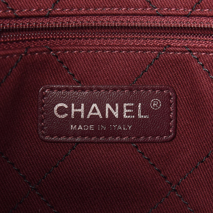 Chanel Grained Calfskin Quilted Small Daily Shopping Tote Black 7 of 14