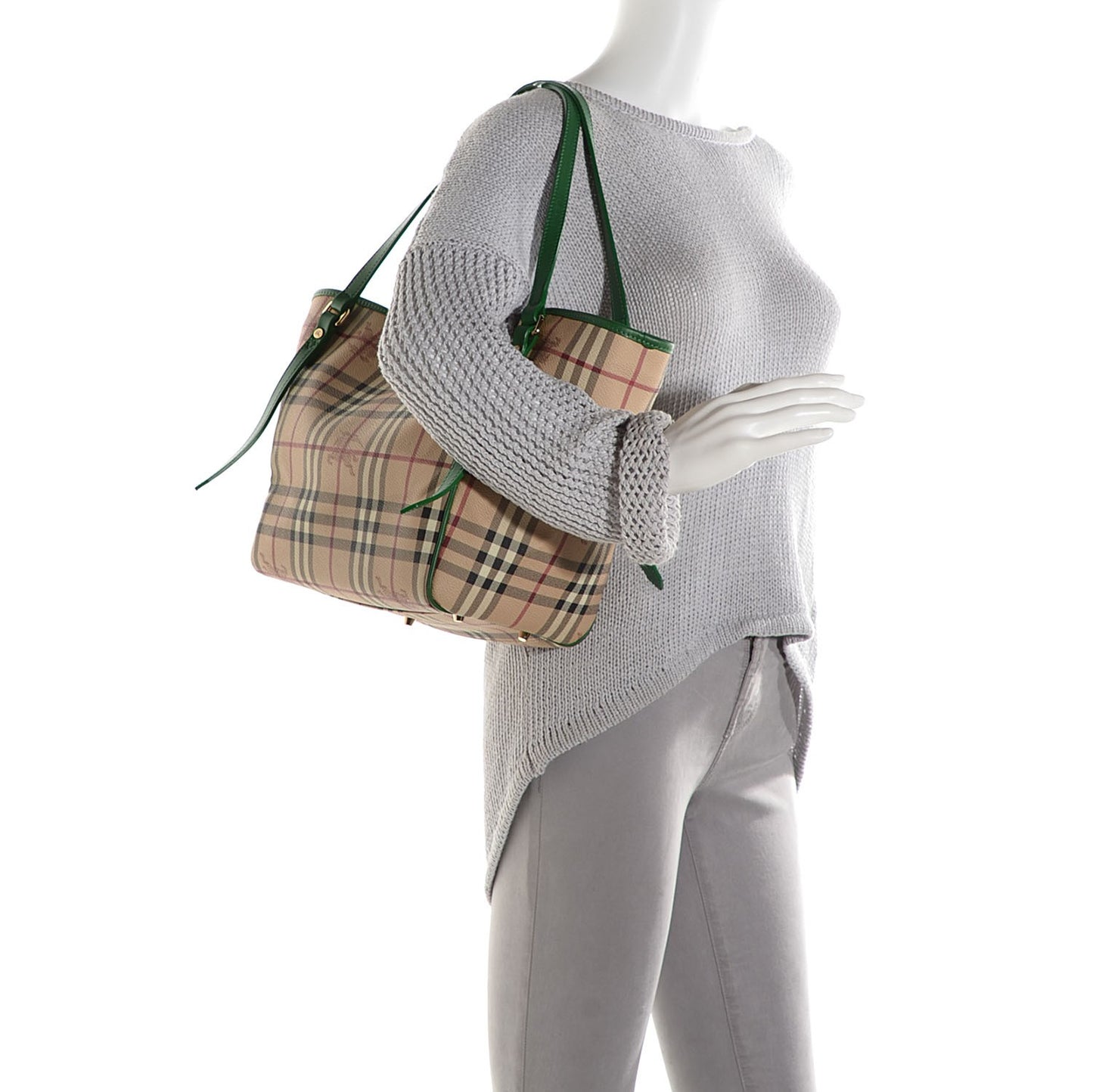 Haymarket Check Small Canterbury Tote Pine