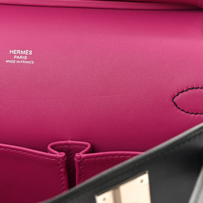 Hermes Swift Verso Jypsiere 28 Bleu Indigo Rose Pourpre 12 of 15