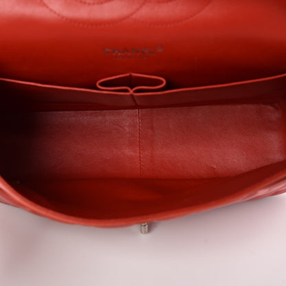Chanel Lambskin Quilted Jumbo Double Flap Red 5 of 13