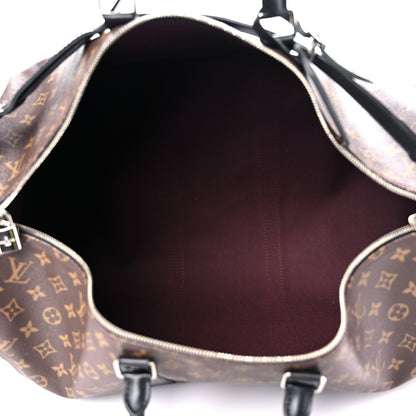 Louis Vuitton Monogram Macassar Keepall Bandouliere 55 5 of 23