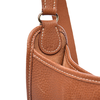 Hermes Taurillon Clemence Vespa PM Gold 7 of 17