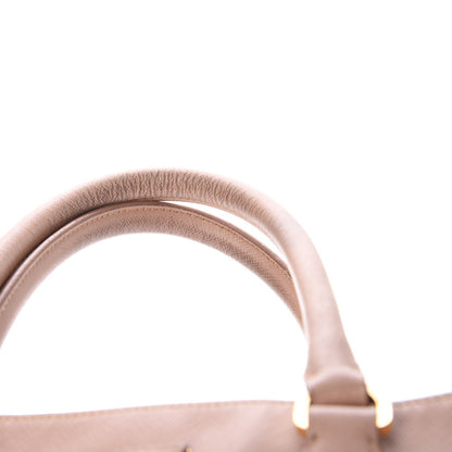 Prada Saffiano Medium Double Zip Tote Cammeo 14 of 18