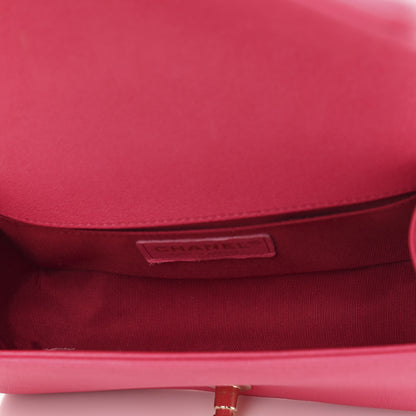 Chanel Caviar Quilted Small Boy Flap Fuchsia 5 of 10