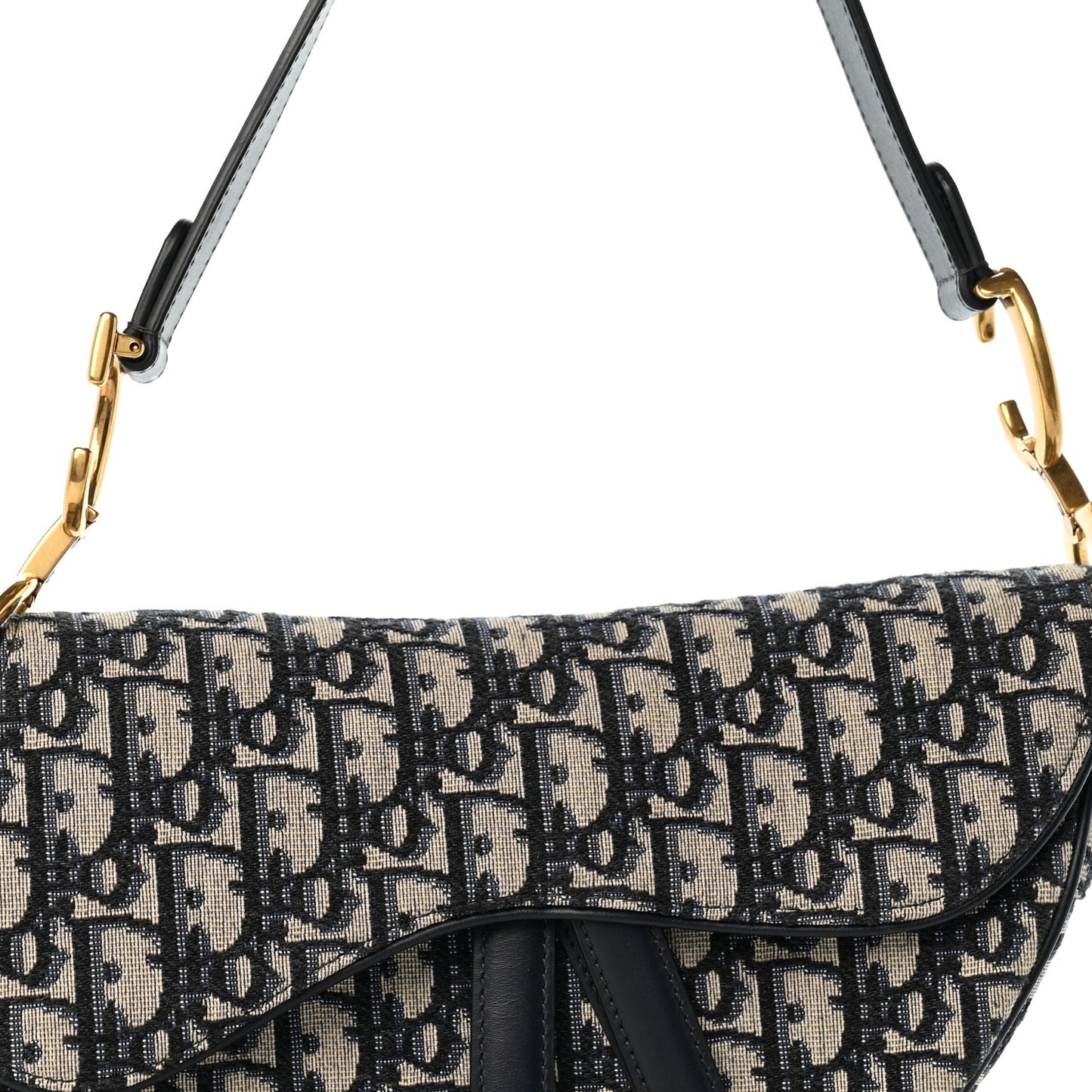 Oblique Saddle Bag Blue