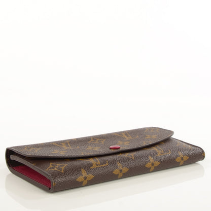 Louis Vuitton Monogram Emilie Wallet Fuchsia 4 of 8