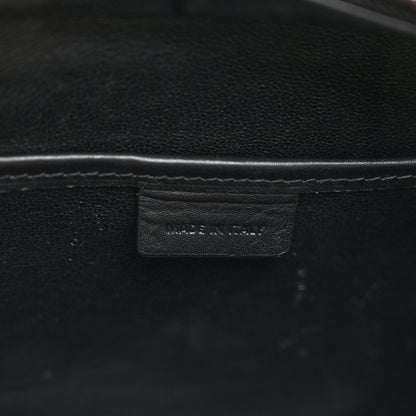 Celine Canvas Calfskin Nano Luggage White Black 6 of 11