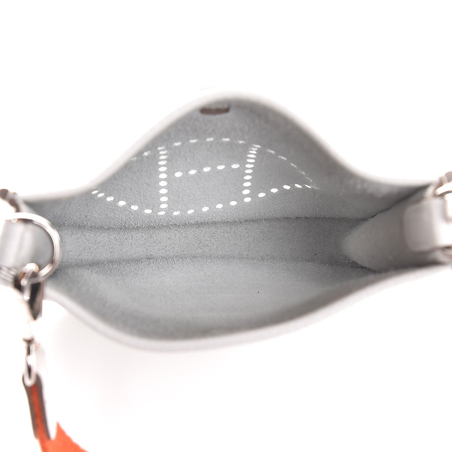Hermes Taurillon Clemence Amazone Evelyne TPM White 5 of 8