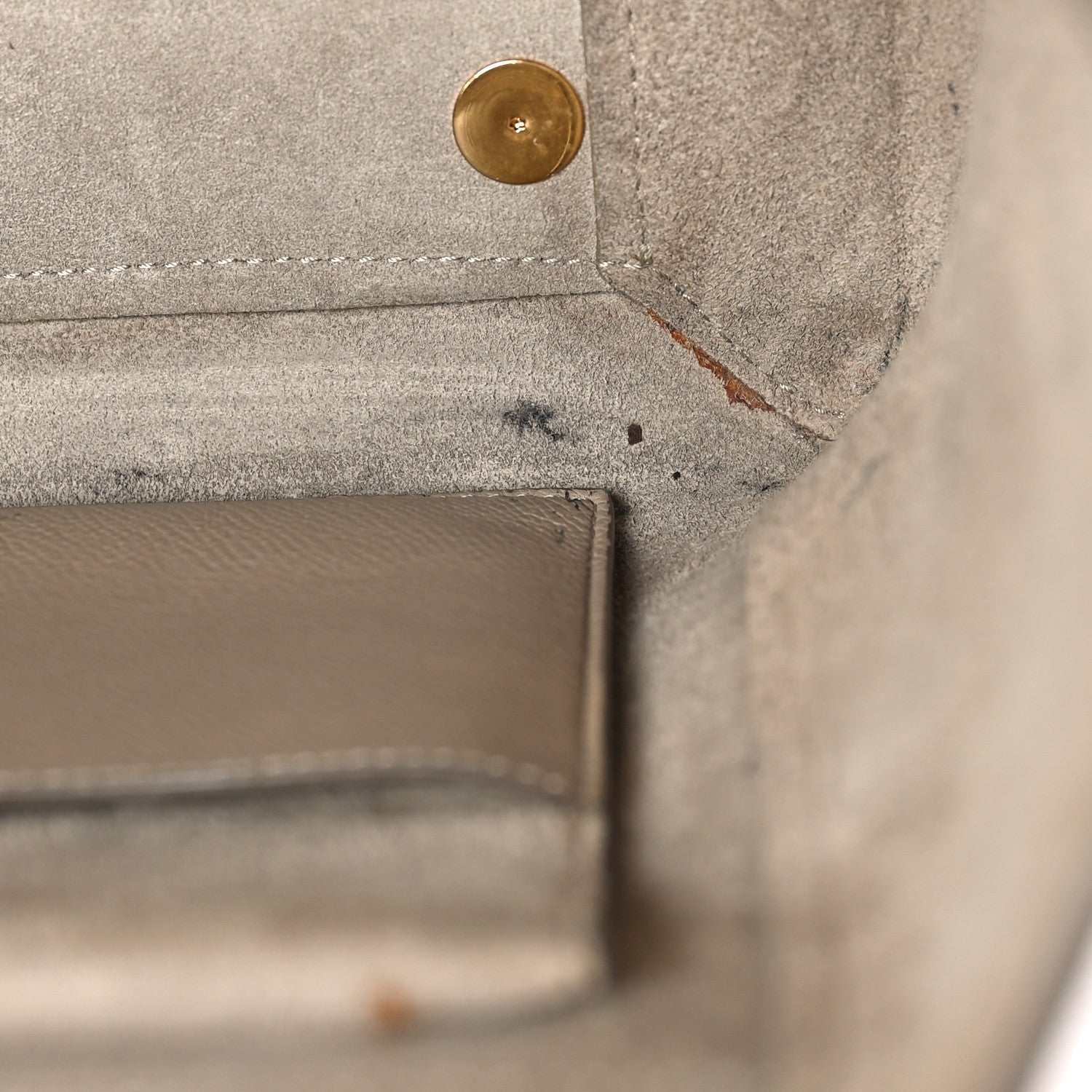 Celine Grained Calfskin Mini Belt Bag Light Taupe 10 of 13
