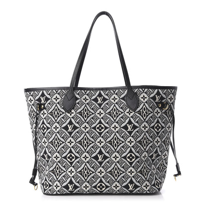 Louis Vuitton Jacquard Since 1854 Neverfull MM Grey 1 of 10