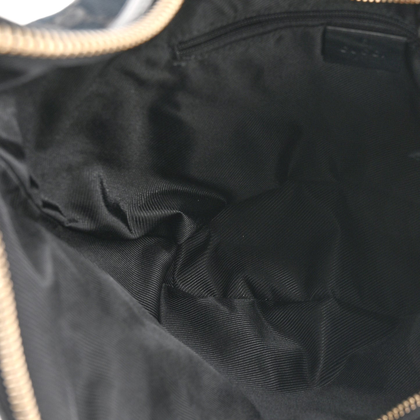Monogram Hobo Black