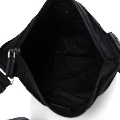 Prada Nylon Saffiano Flat Messenger Bag Black 4 of 9