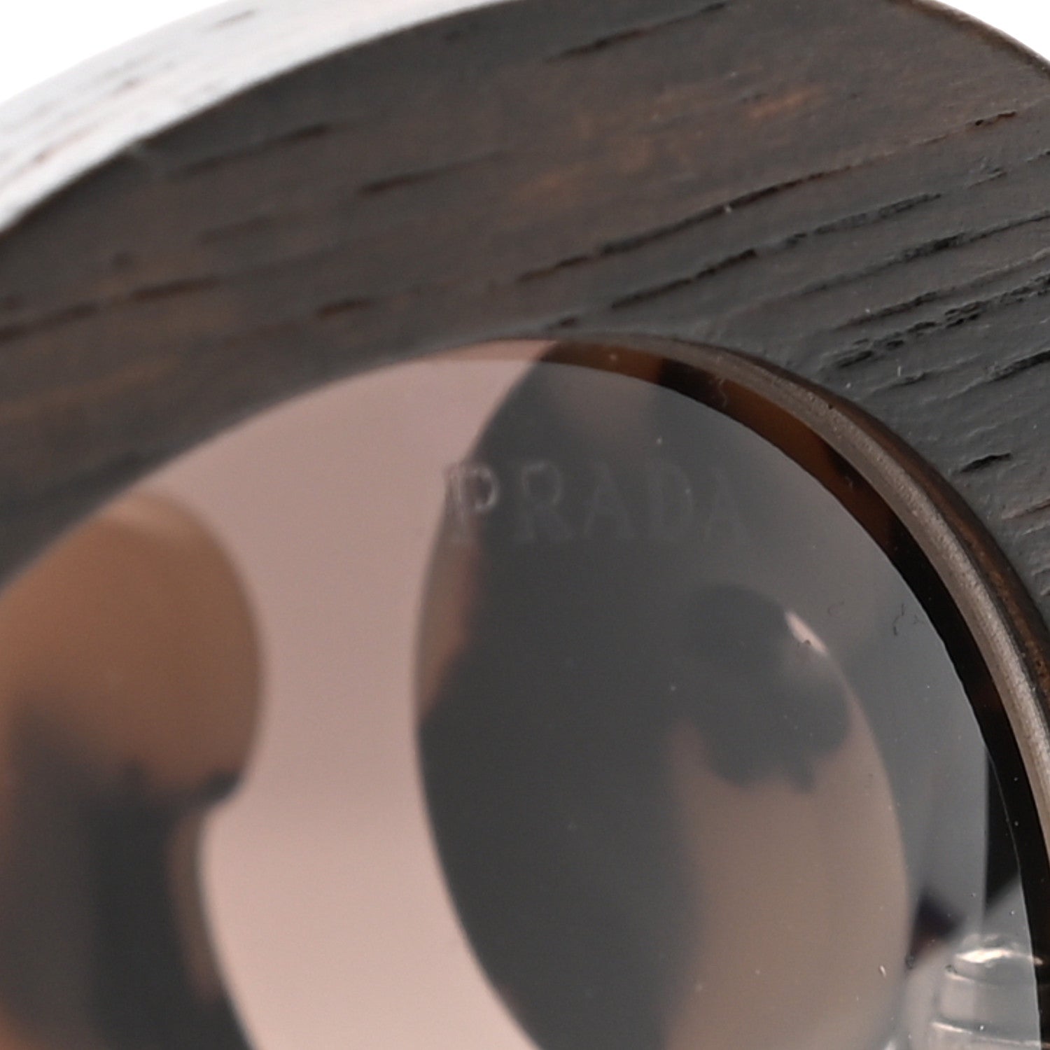 Prada Wooden Baroque Sunglasses SPR 27R Tortoise Dark Brown 5 of 7