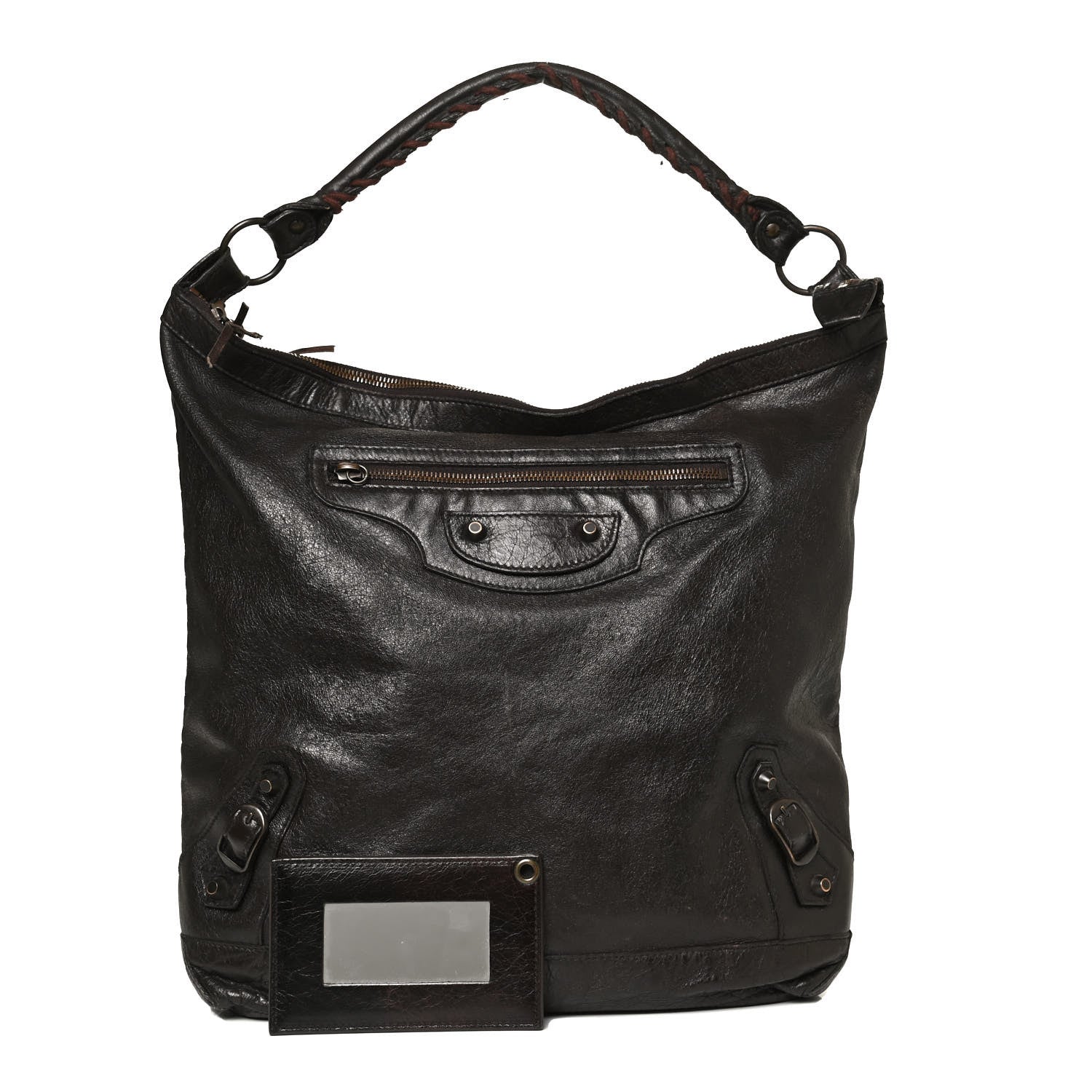 Balenciaga Agneau Classic Hardware Day Hobo Charbon 1 of 15