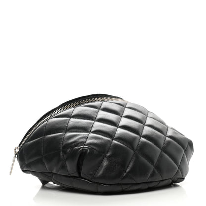 Chanel Lambskin Quilted Waist Belt Bag Black 4 of 16