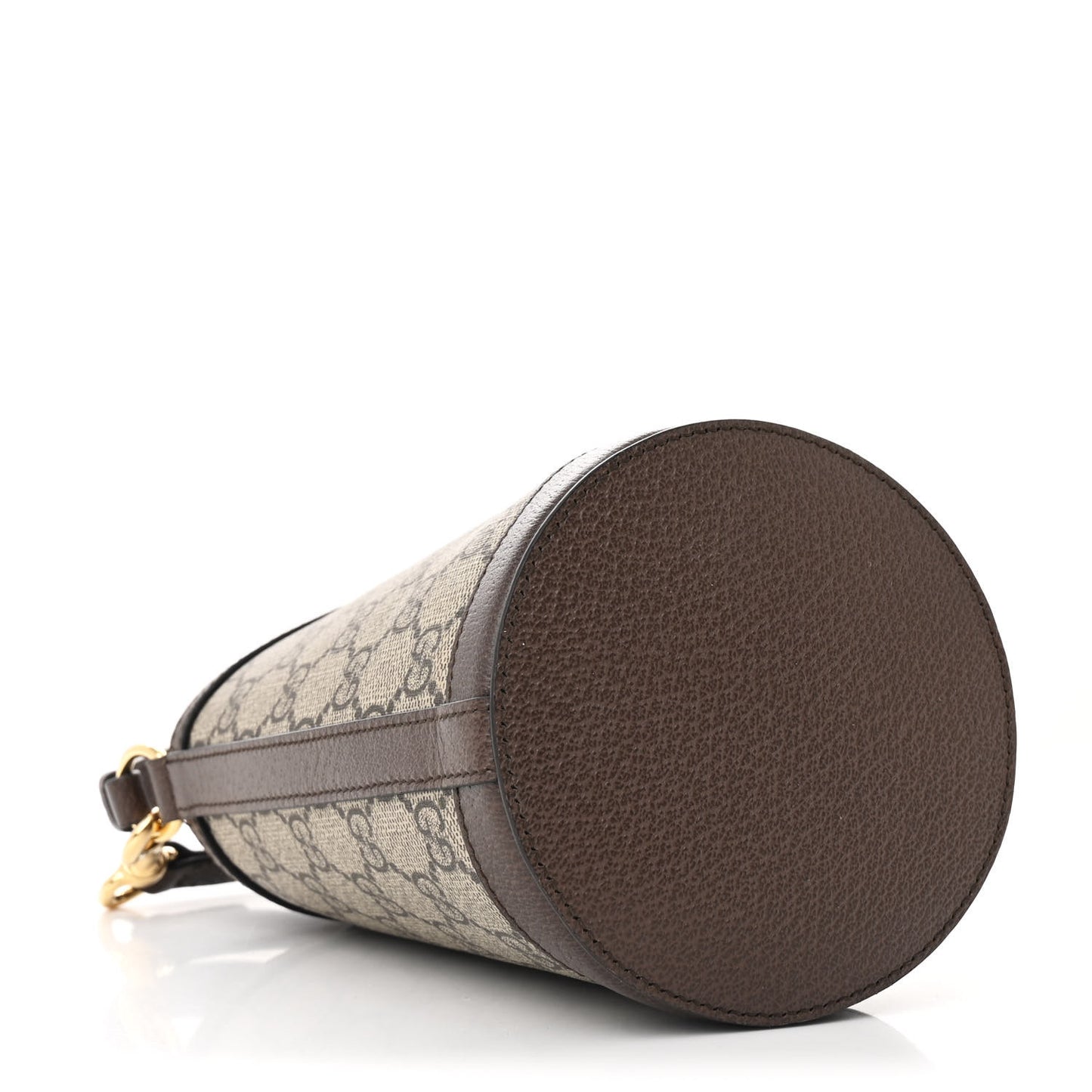 GG Supreme Monogram Ophidia Mini Bucket Bag Beige Ebony