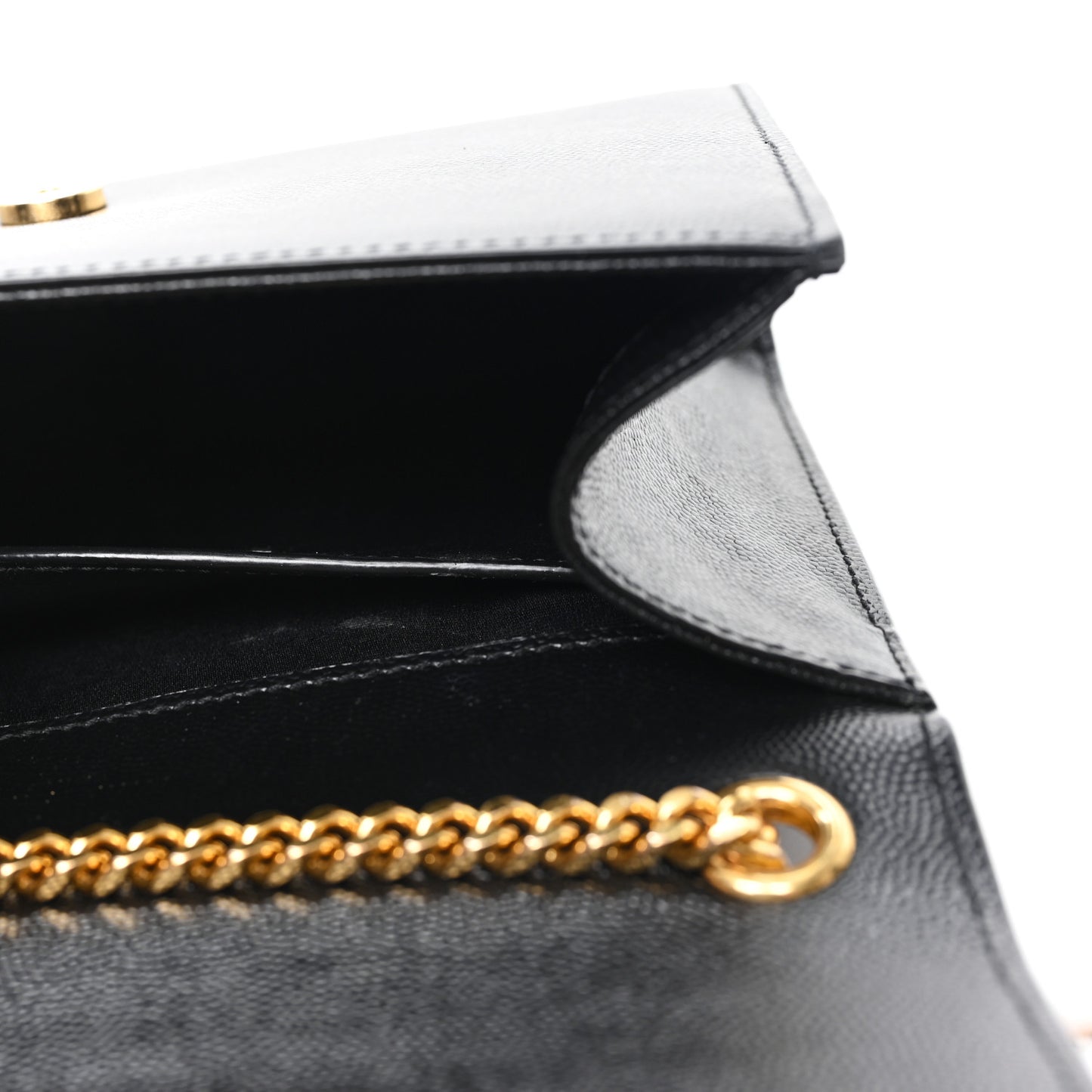 Grain De Poudre Small Monogram Kate Satchel Black