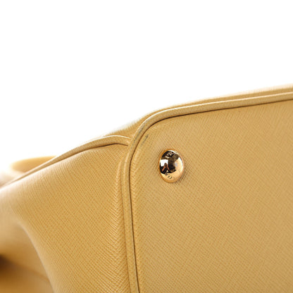 Prada Saffiano Medium Galleria Double Zip Tote Ginestra 13 of 15