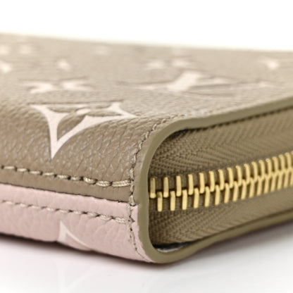Louis Vuitton Empreinte Monogram Spring in the City Zippy Wallet Kaki Beige Cream 8 of 9