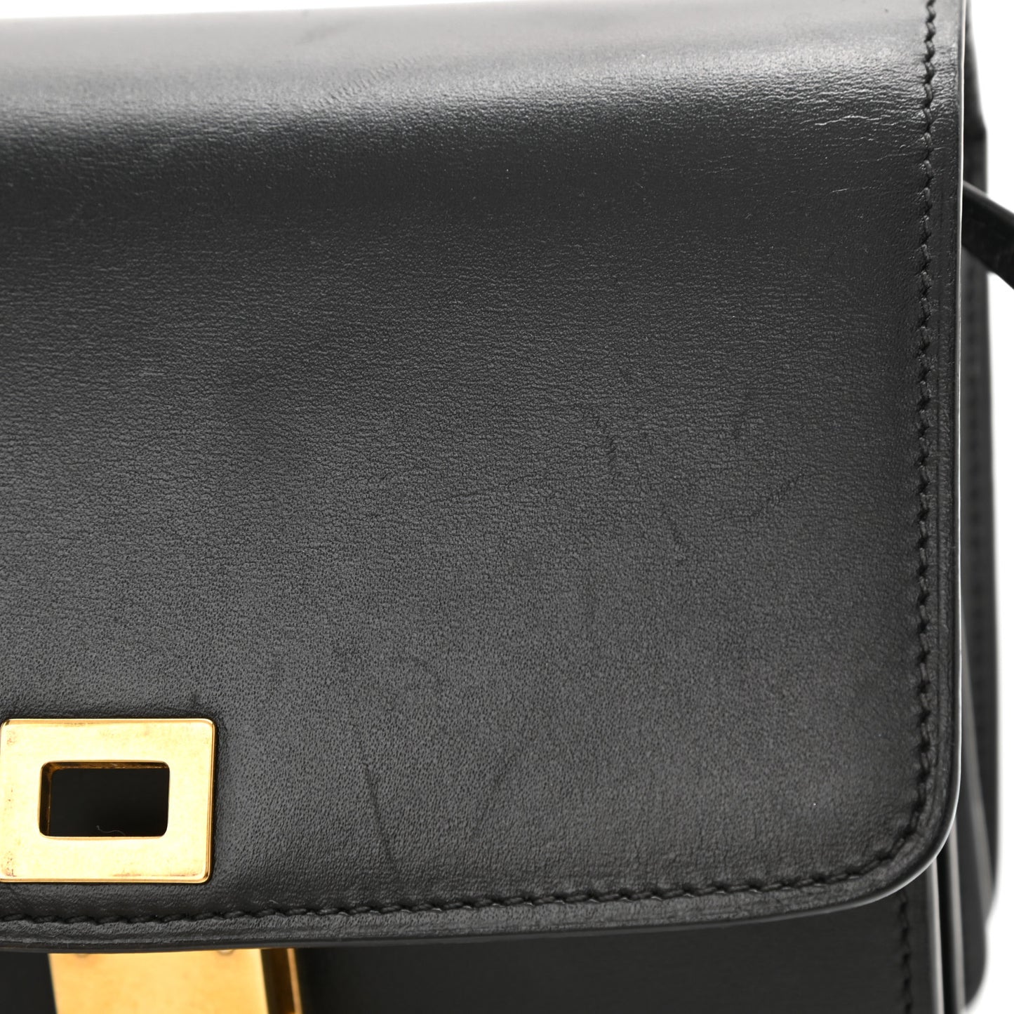 Box Calfskin Small Classic Box Flap Bag Black