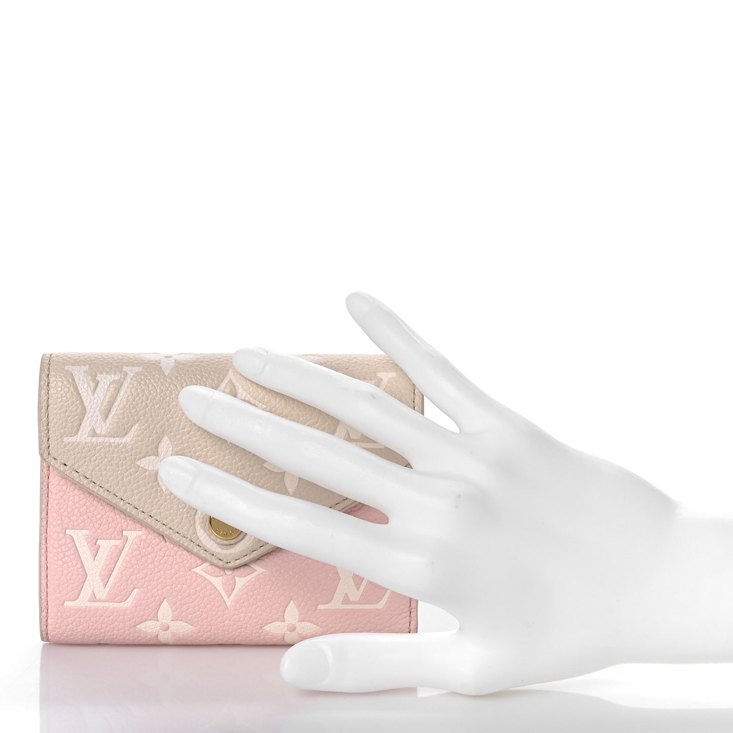 Empreinte Monogram Spring In The City Victorine Wallet Pink Beige Yellow