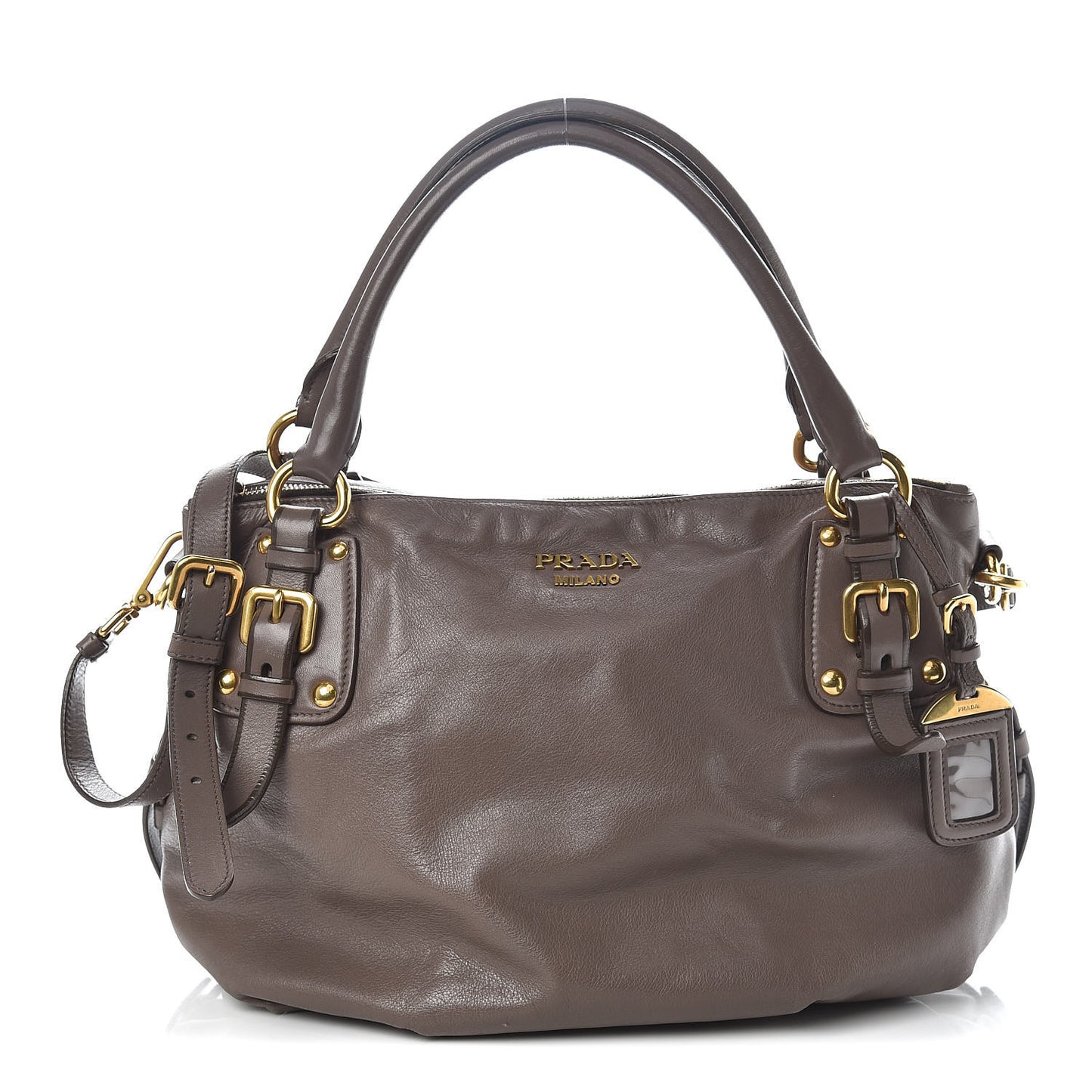 Soft Calfskin Satchel Bambu