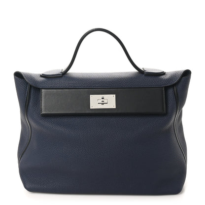 Hermes Togo Swift 24/24 35 Bleu Nuit Black 1 of 10