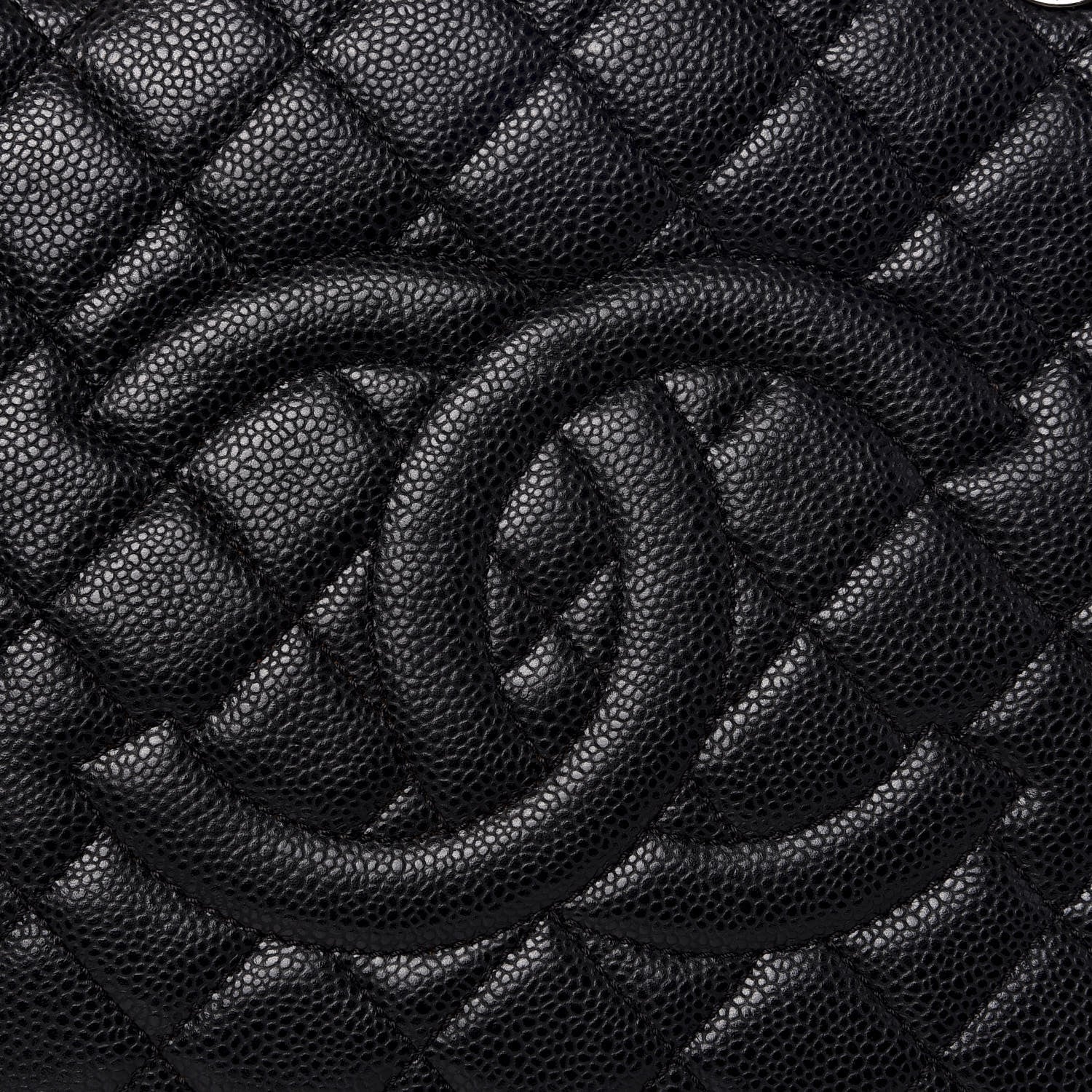 Chanel Caviar Quilted Grand Shopping Tote GST Black 8 of 8