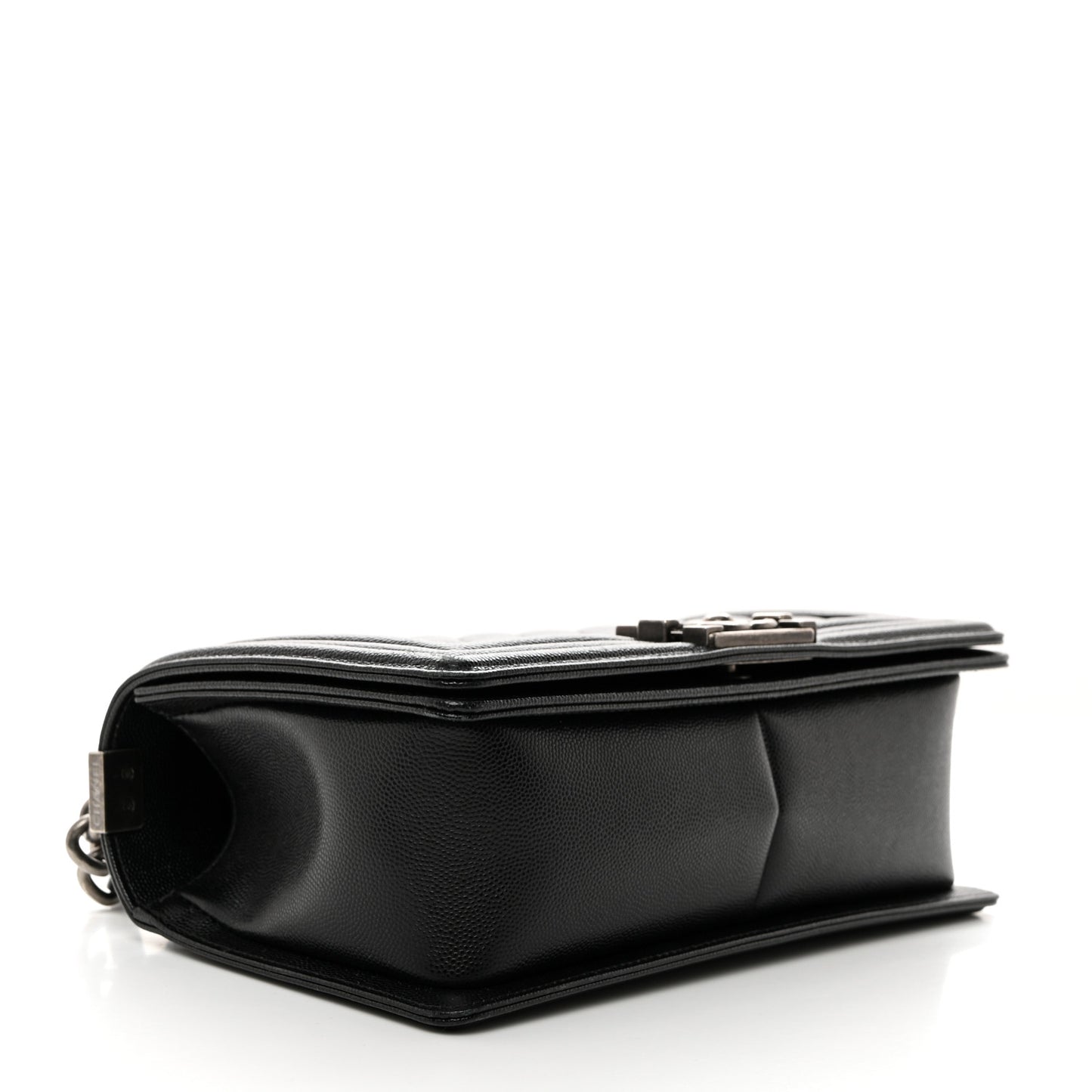 Caviar Quilted Medium Boy Flap Black