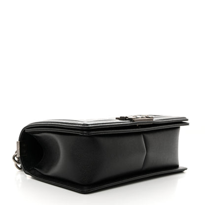 Chanel Caviar Quilted Medium Boy Flap Black 4 of 11
