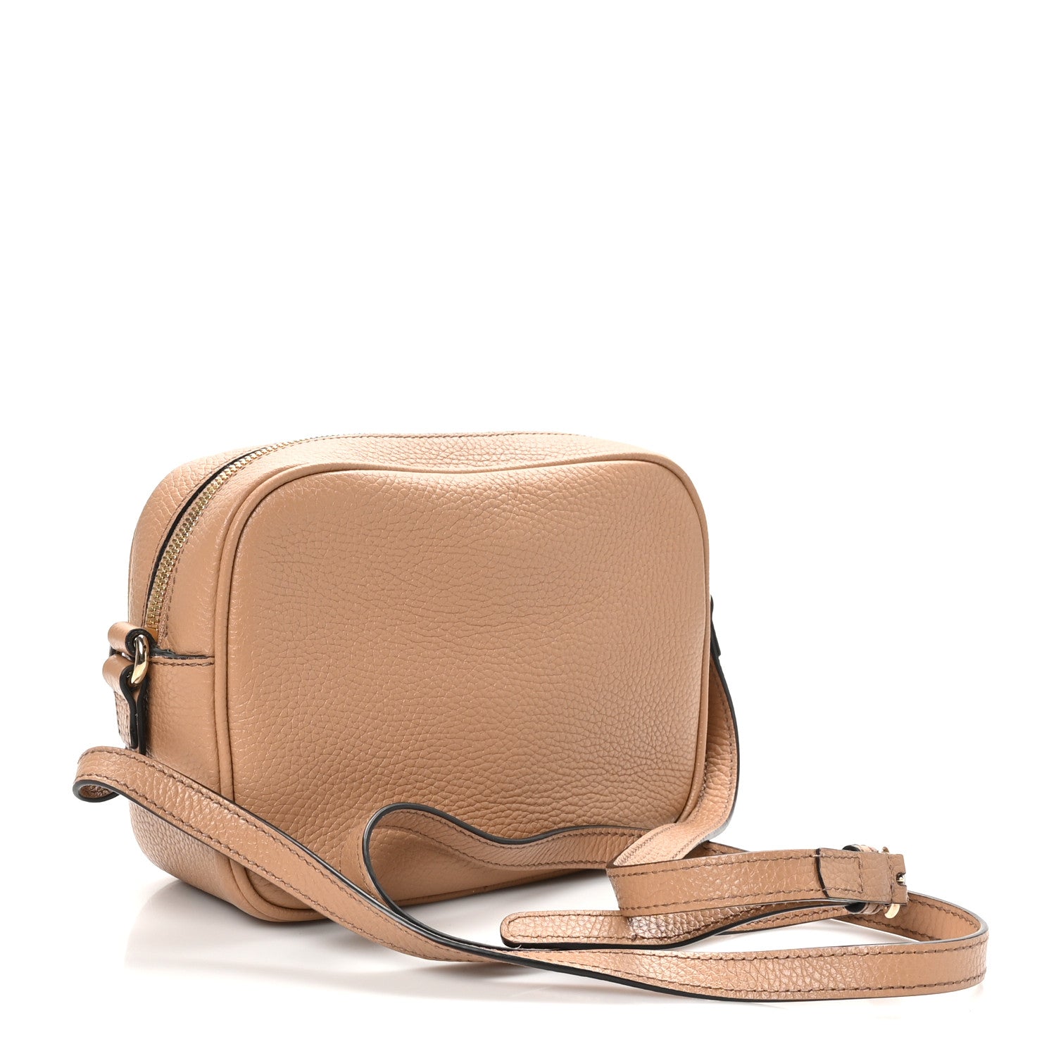 Gucci Pebbled Calfskin Small Soho Disco Bag Camelia 3 of 10