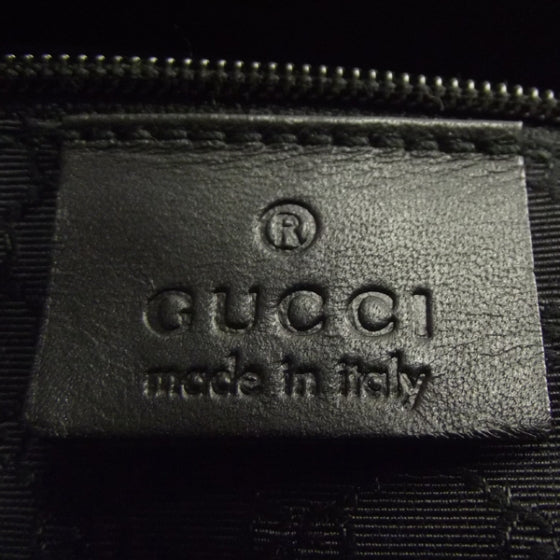 Gucci Leather Double Pocket Tote Black 7 of 9