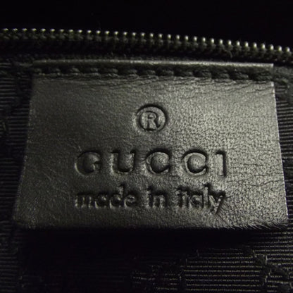 Gucci Leather Double Pocket Tote Black 7 of 9
