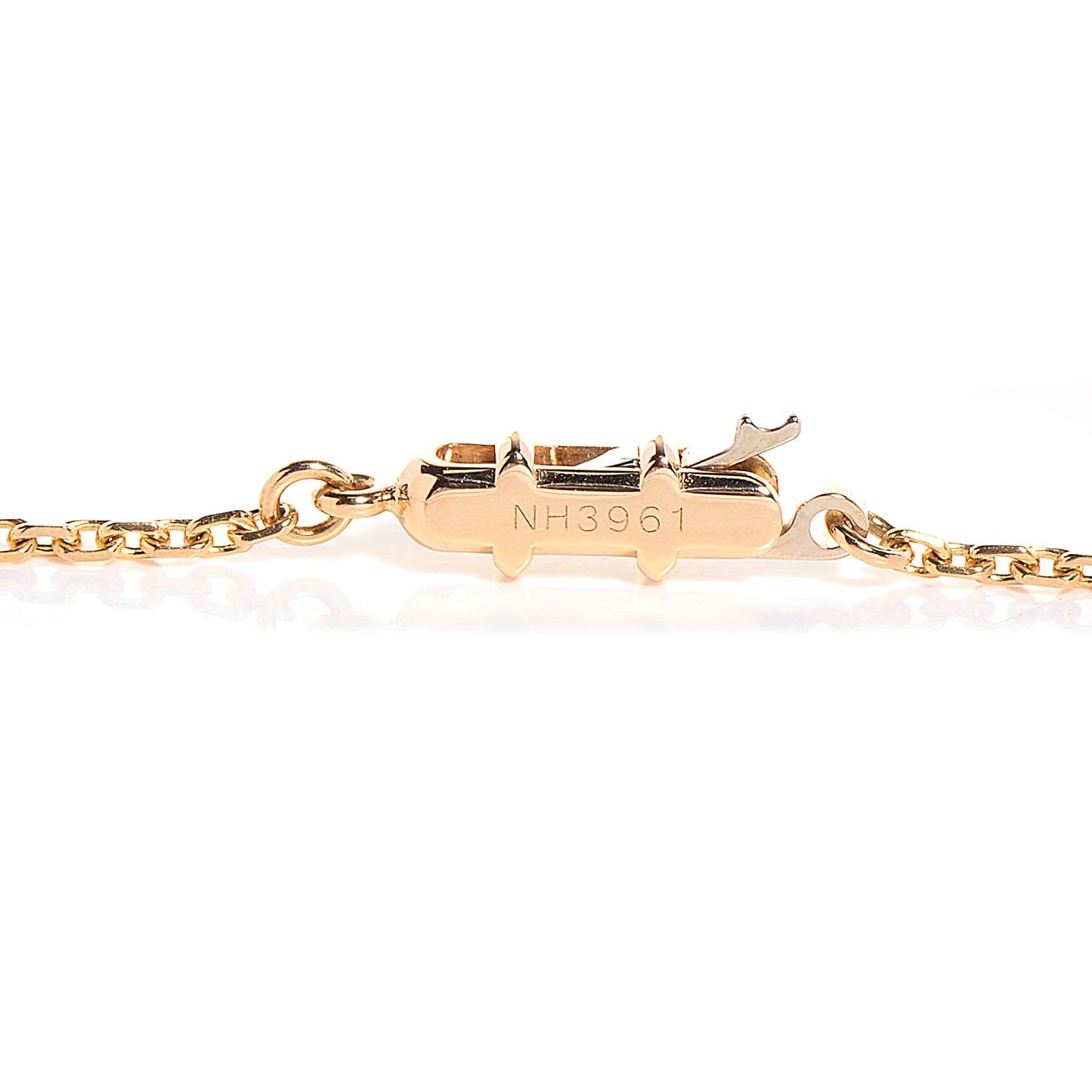 18K Yellow Gold Diamond Hearts And Symbols Pendant Necklace