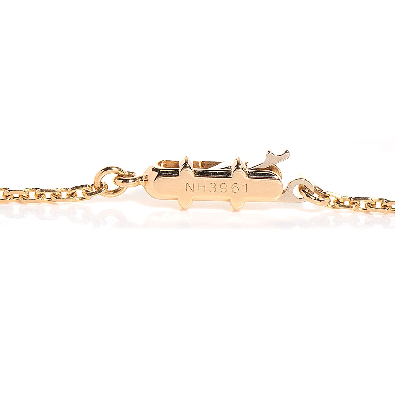 Cartier 18K Yellow Gold Diamond Hearts And Symbols Pendant Necklace 4 of 5