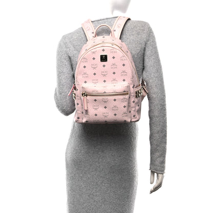 MCM Visetos Small Side Stud Stark Backpack Soft Pink 2 of 12