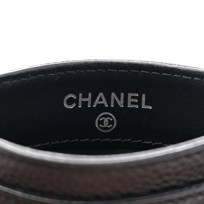 Chanel Caviar Timeless CC Card Holder Black 6 of 8