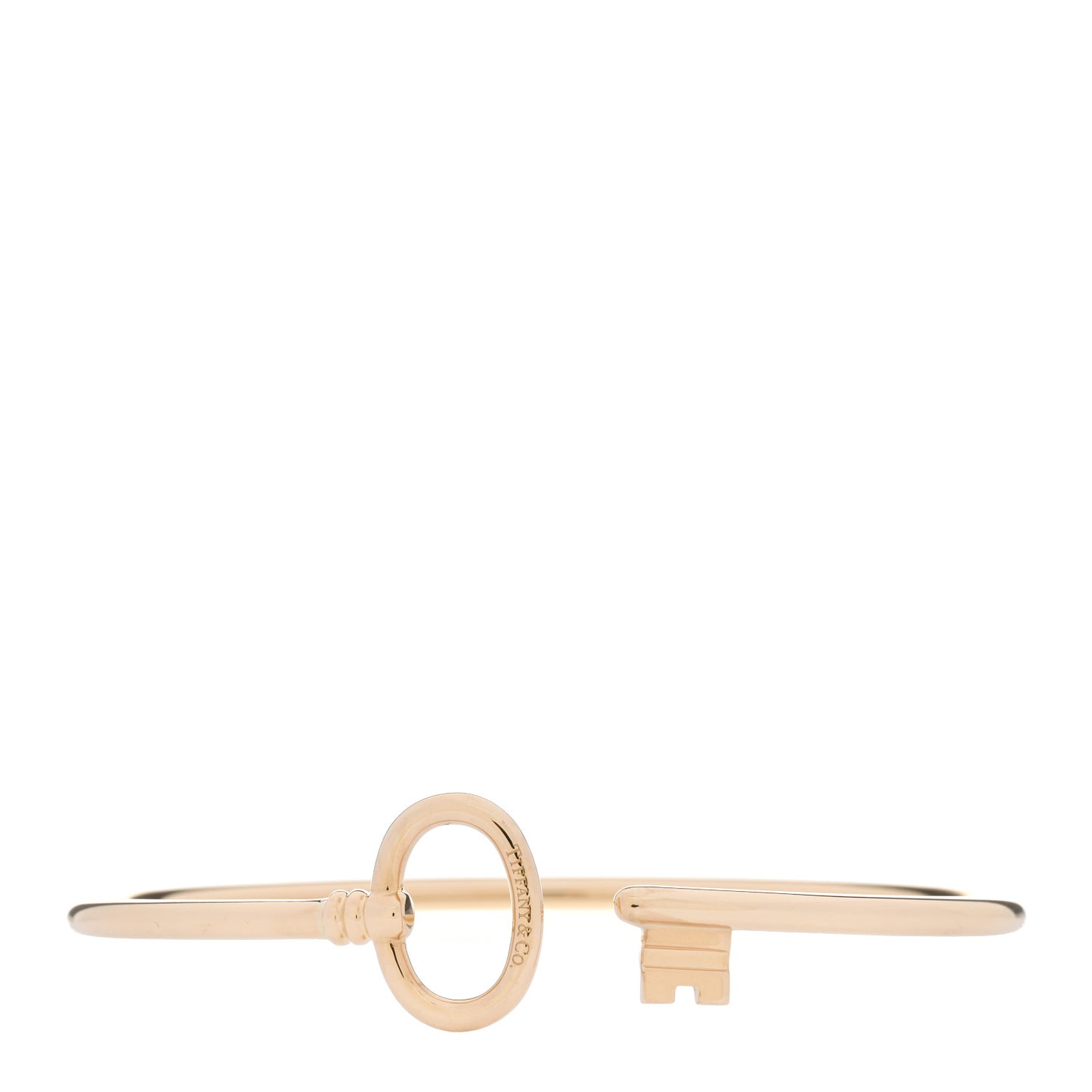 18K Yellow Gold Keys Wire Bracelet