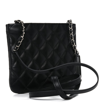 Chanel Lambskin Quilted Crossbody Bag Black 2 of 9