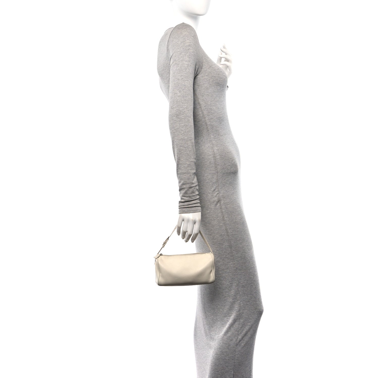 The Row Grained Calfskin 90's Bag Ivory 2 of 13