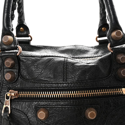 Balenciaga Agneau Giant 12 Rose Gold Hardware City Black 8 of 10