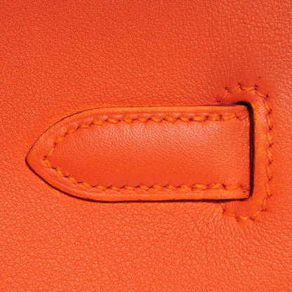 Hermes Gulliver Birkin 35 Orange 10 of 27